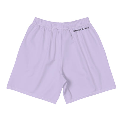 men's athletic shorts long lavender 