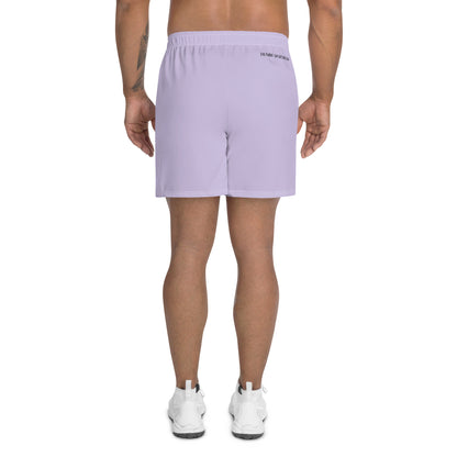 men's athletic shorts long lavender 