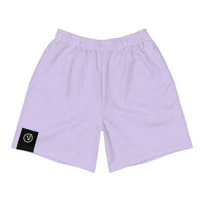 men's athletic shorts long lavender 