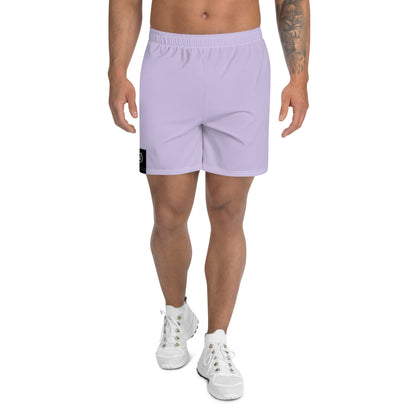 men's athletic shorts long lavender 