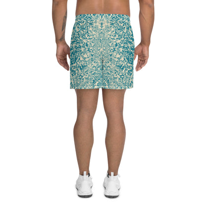 men's athletic shorts all over print 