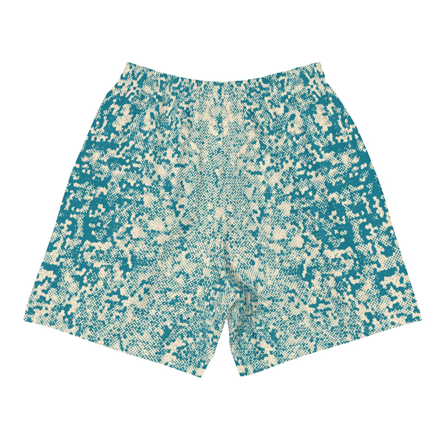 men's athletic shorts all over print 