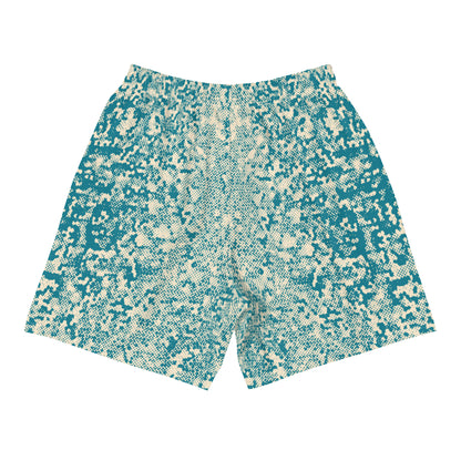 men's athletic shorts all over print 