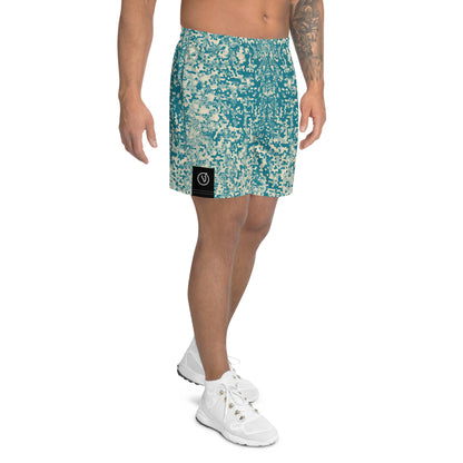 men's athletic shorts all over print 