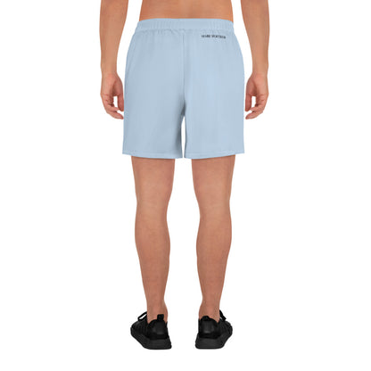 men's athletic shorts light blue 