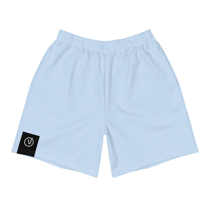 men's athletic shorts light blue 