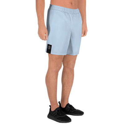 men's athletic shorts light blue 