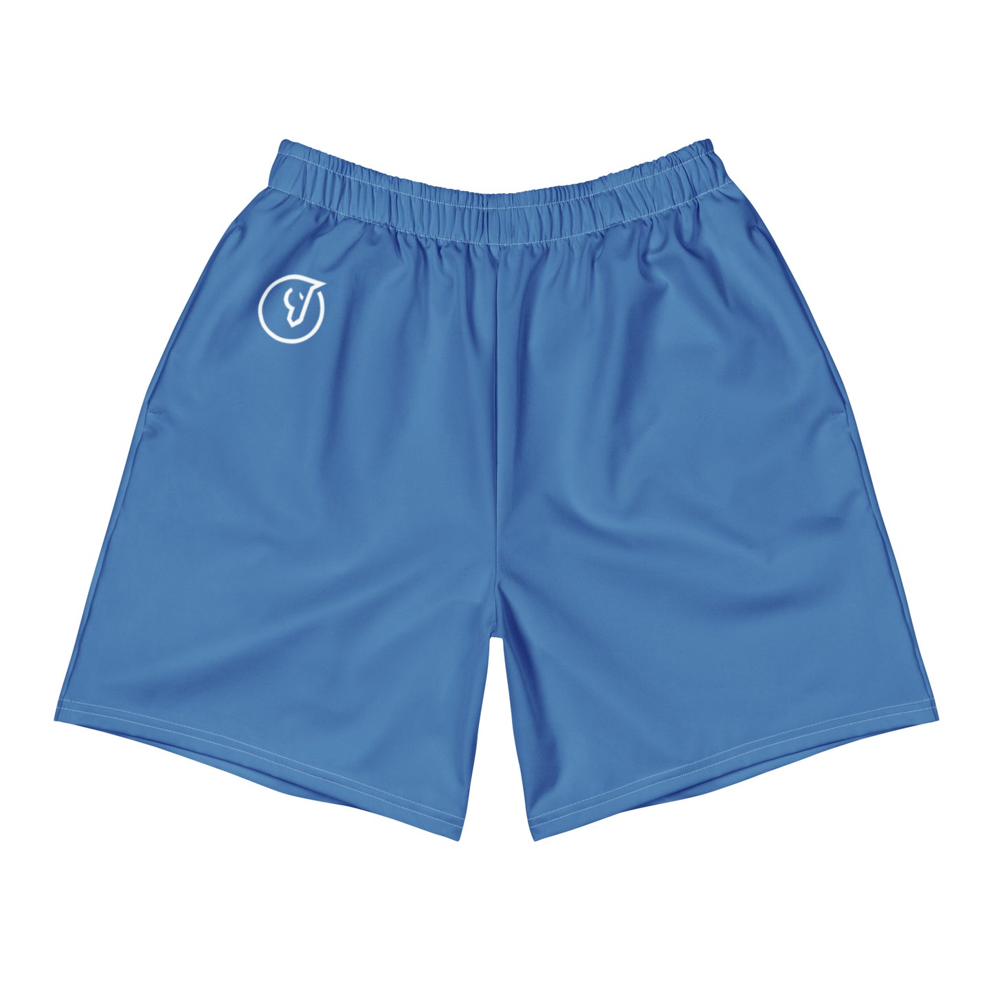 blue performance workout shorts men
