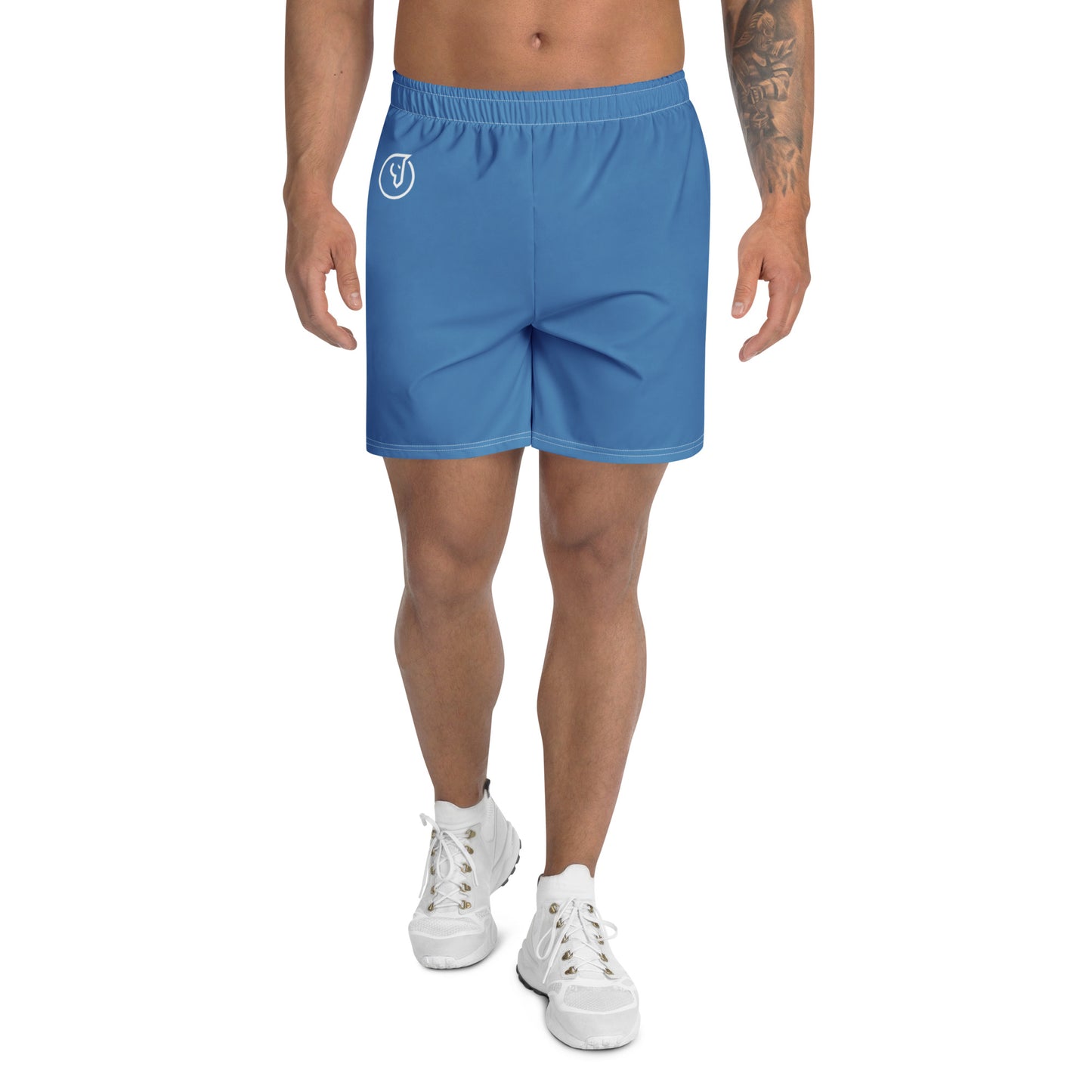men's blue quick-dry training shorts 