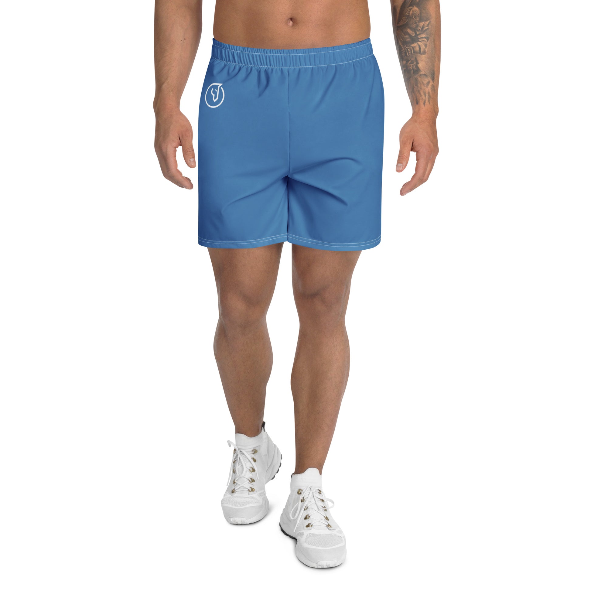 men's blue quick-dry training shorts 