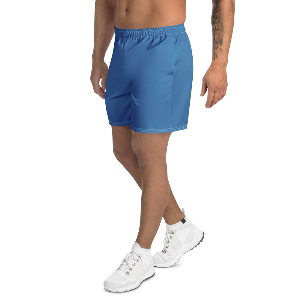 blue activewear shorts men