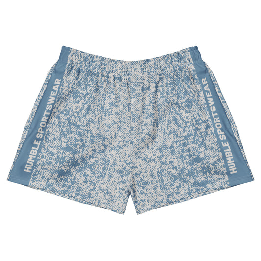 blue camouflage workout shorts men