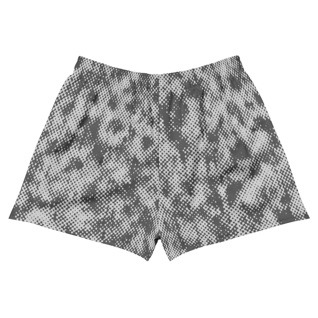 men's camo grey training shorts back view 