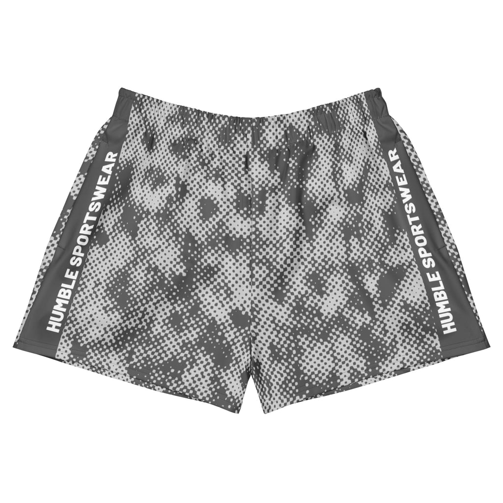 men's camouflage performance shorts in grey