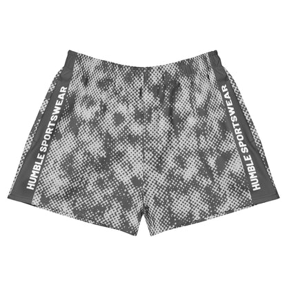 men's camouflage performance shorts in grey