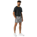 breathable men's camo grey gym shorts 