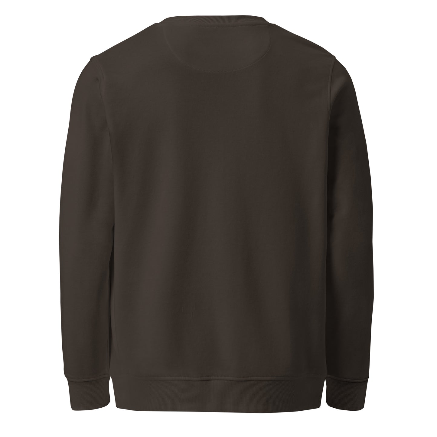 back view of fleece sweatshirt men's casual top