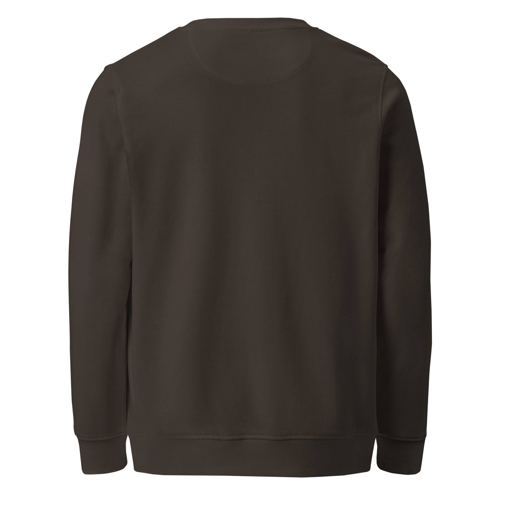 back view of fleece sweatshirt men's casual top