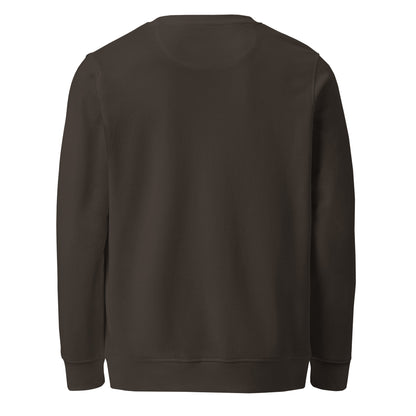 back view of fleece sweatshirt men's casual top