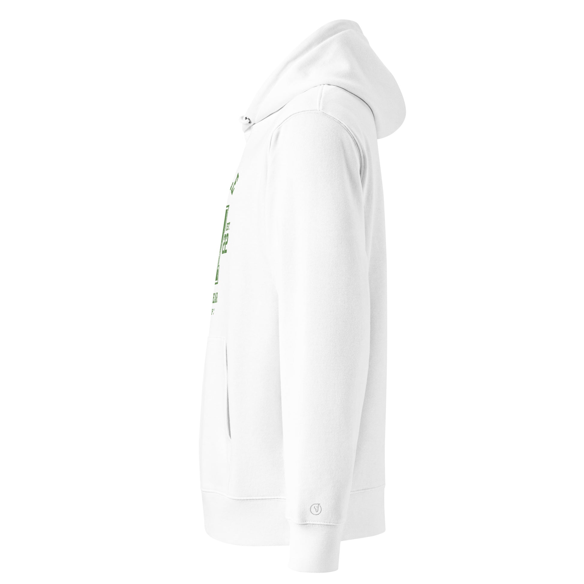 men's white athletic hoodie cotton 