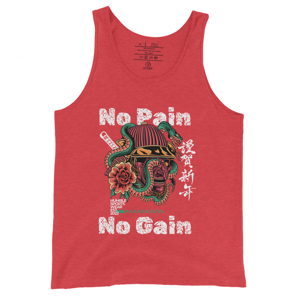 men's cotton tank top red