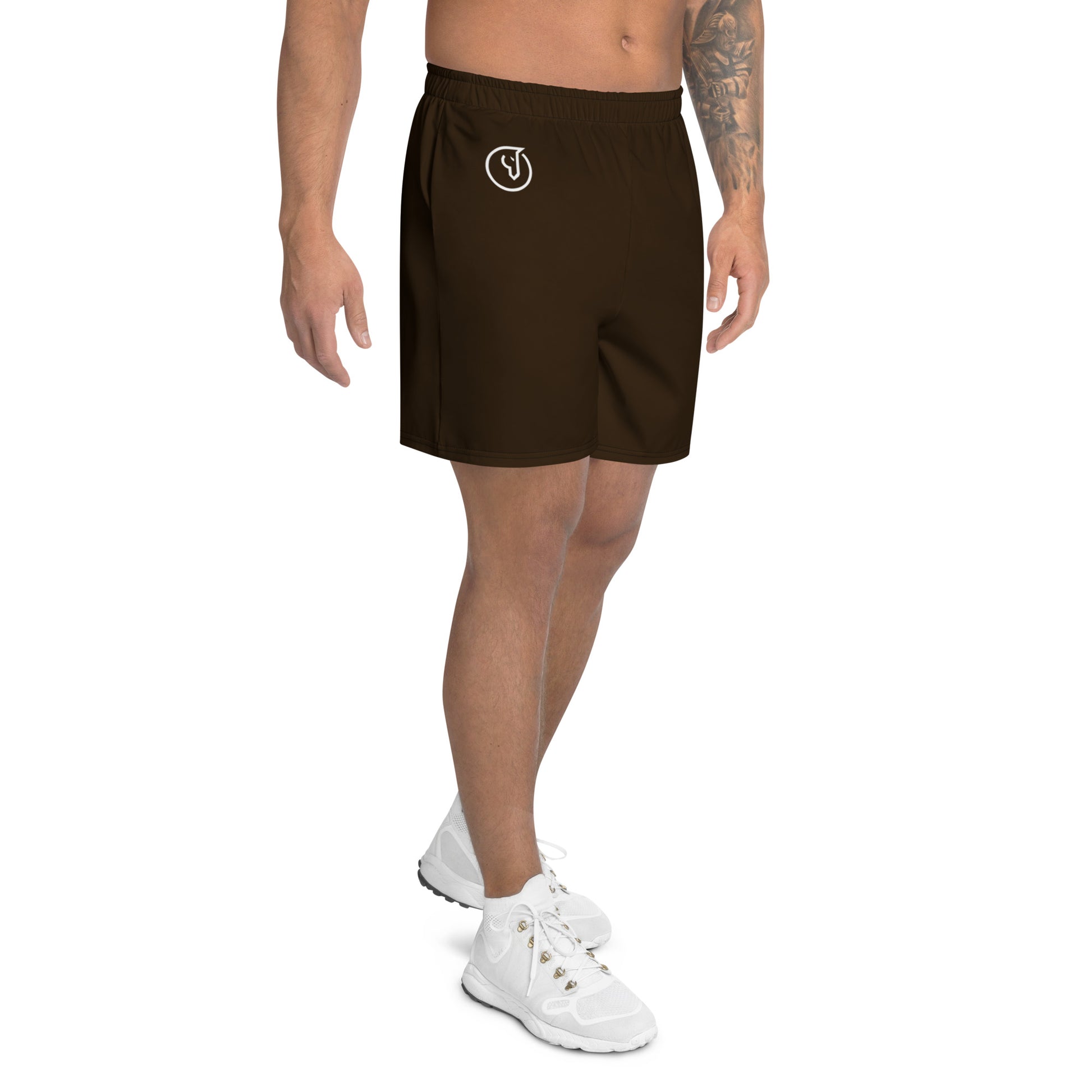 lightweight brown gym shorts men