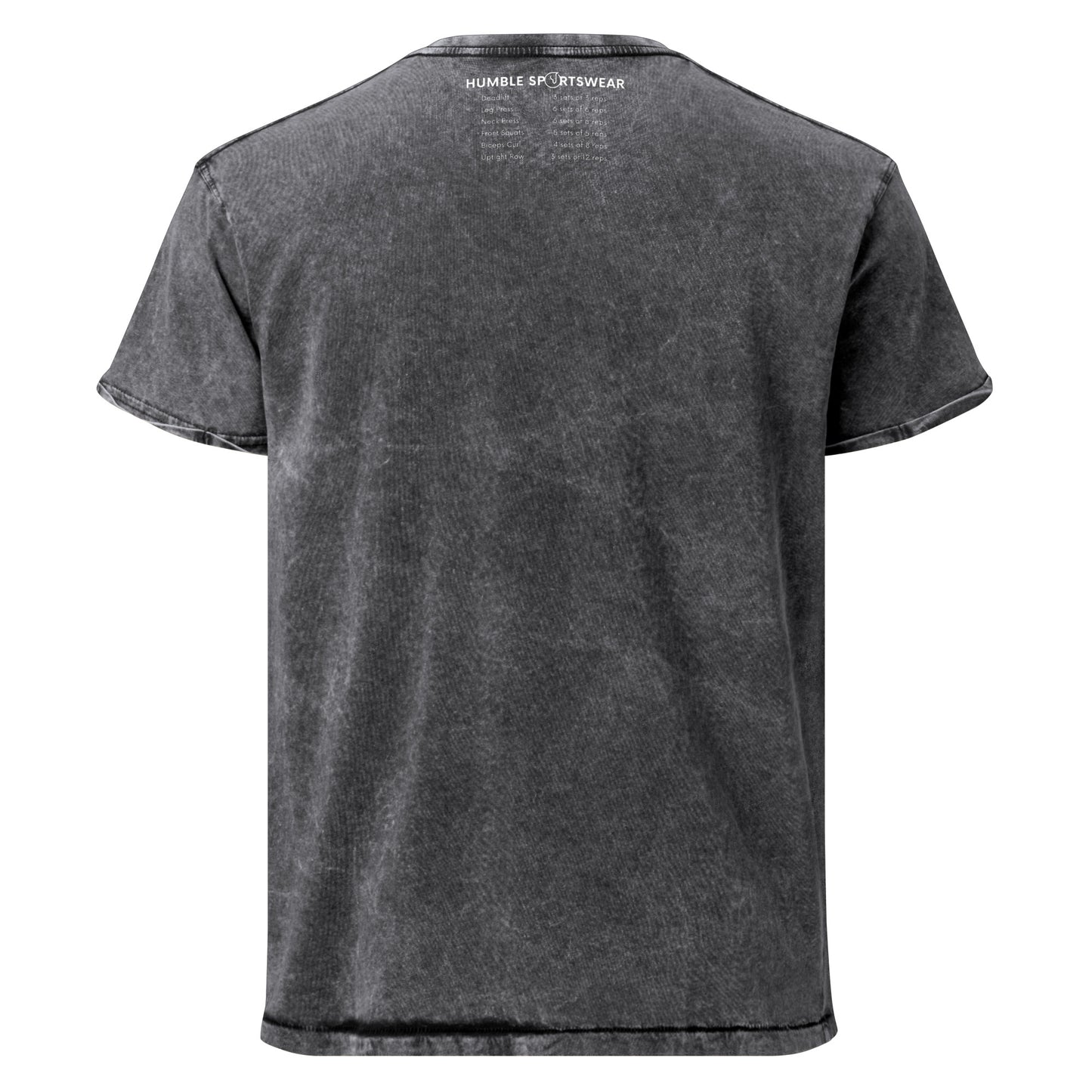 men's denim t-shirt black 