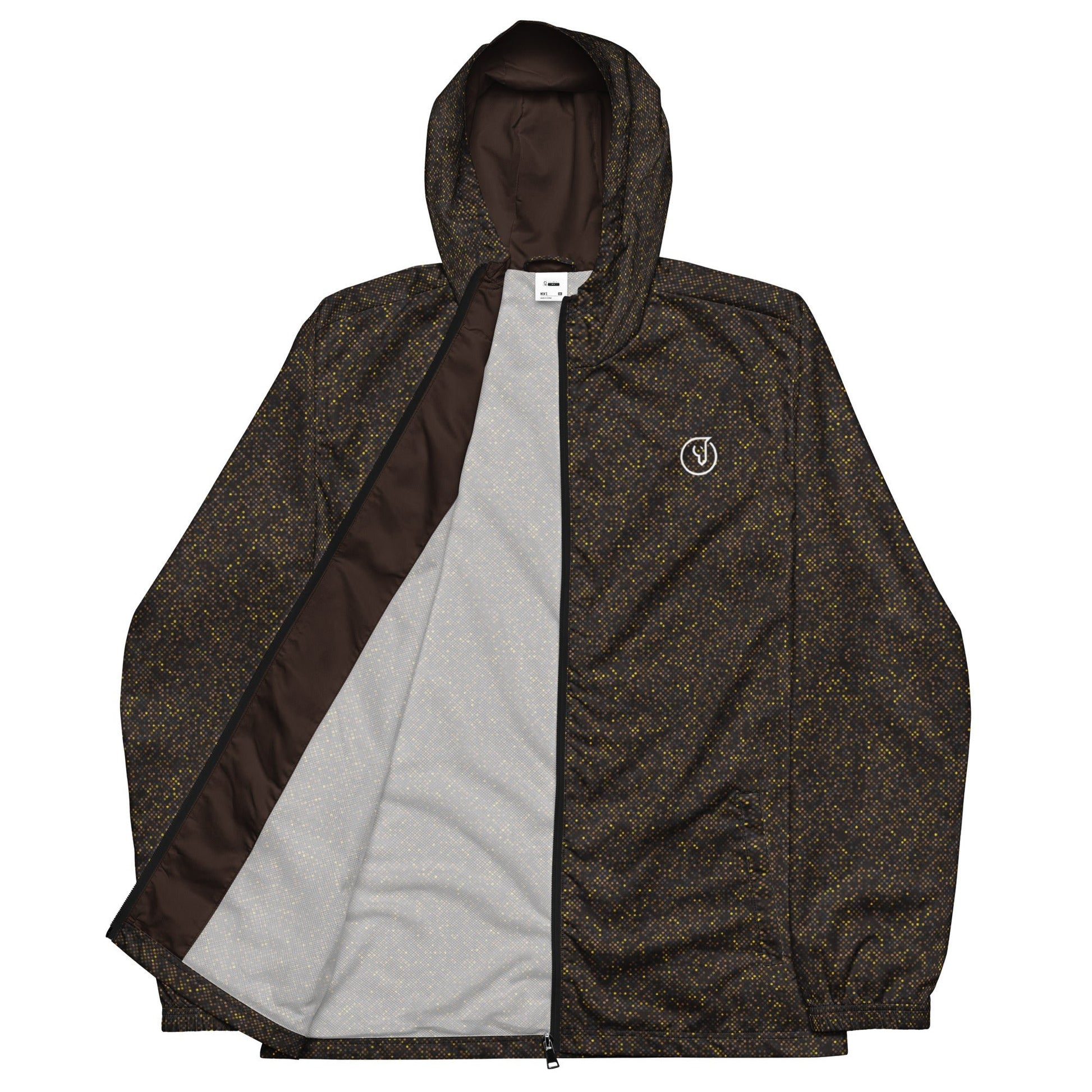 Men’s Torren Dotted Windbreaker Jacket - Mirfia