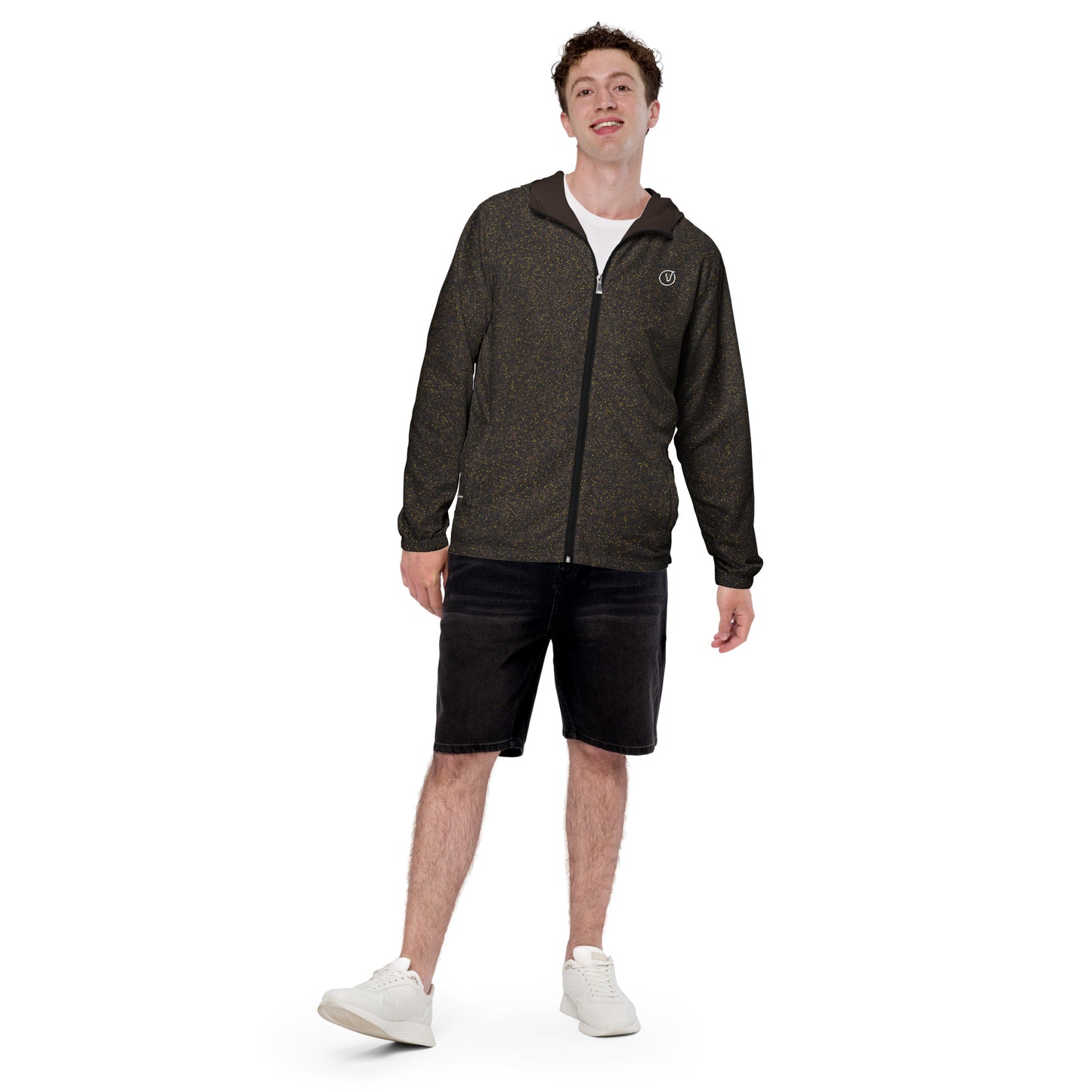 Men’s Torren Dotted Windbreaker Jacket - Mirfia