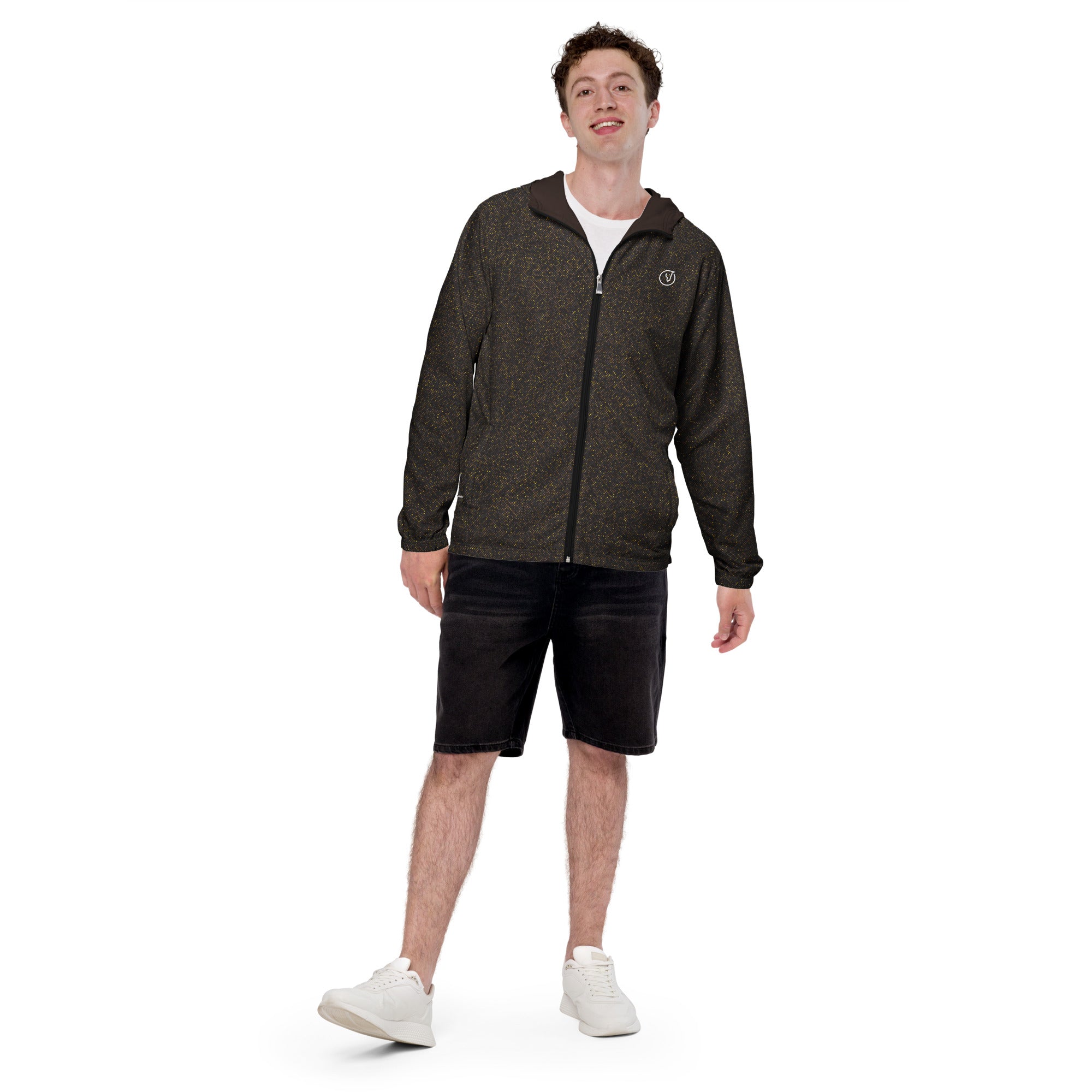 Men’s Torren Dotted Windbreaker Jacket - Mirfia