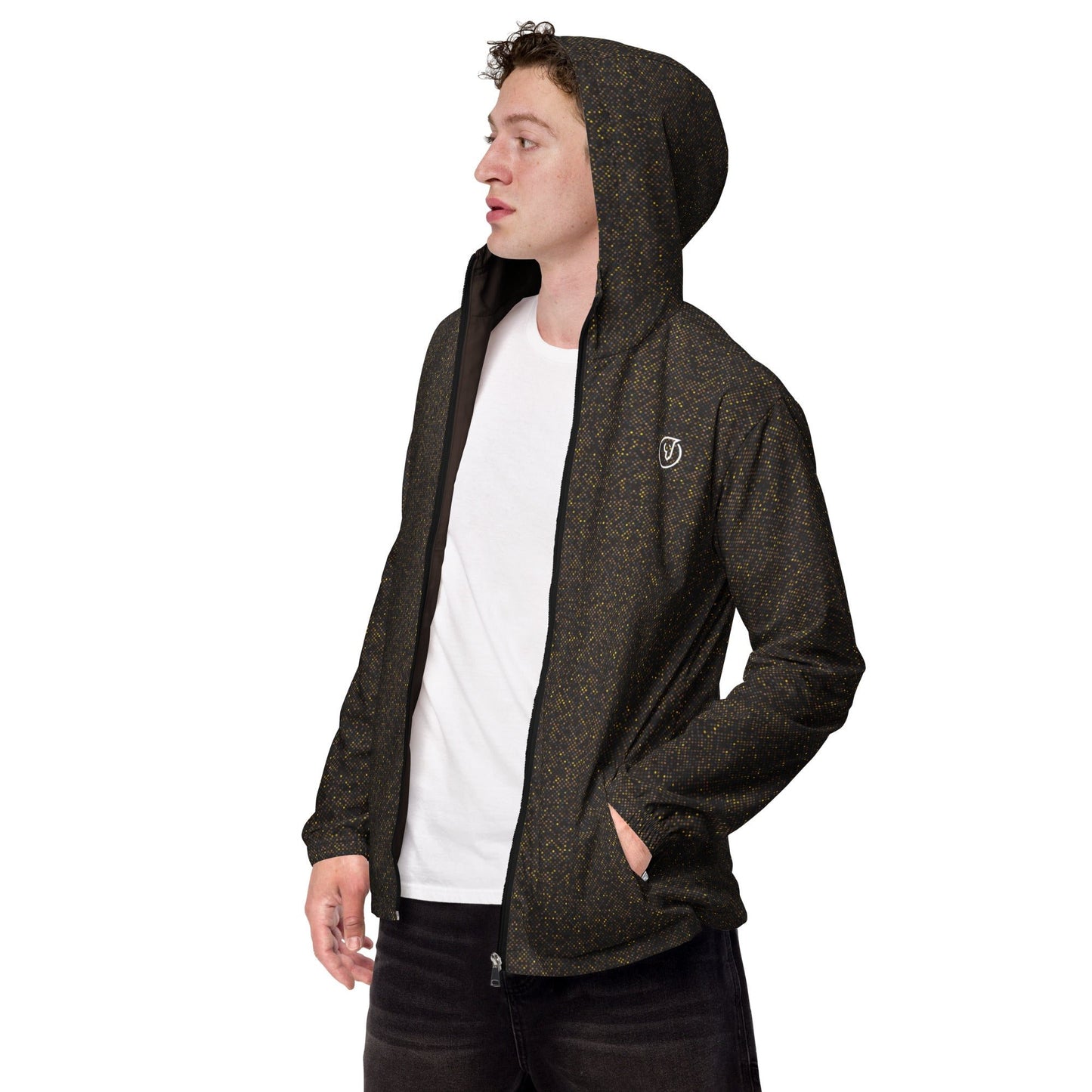 Men’s Torren Dotted Windbreaker Jacket - Mirfia