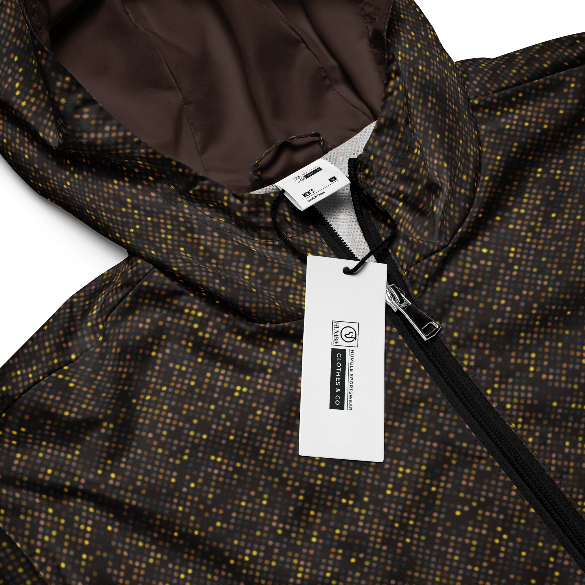 Men’s Torren Dotted Windbreaker Jacket - Mirfia