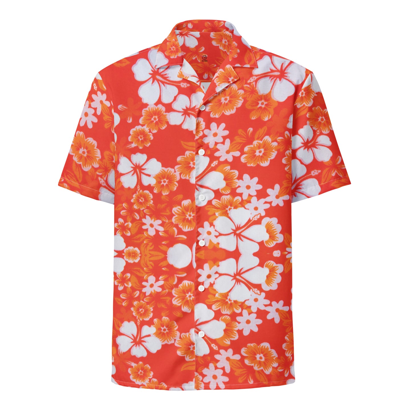 hawaiian floral button shirt