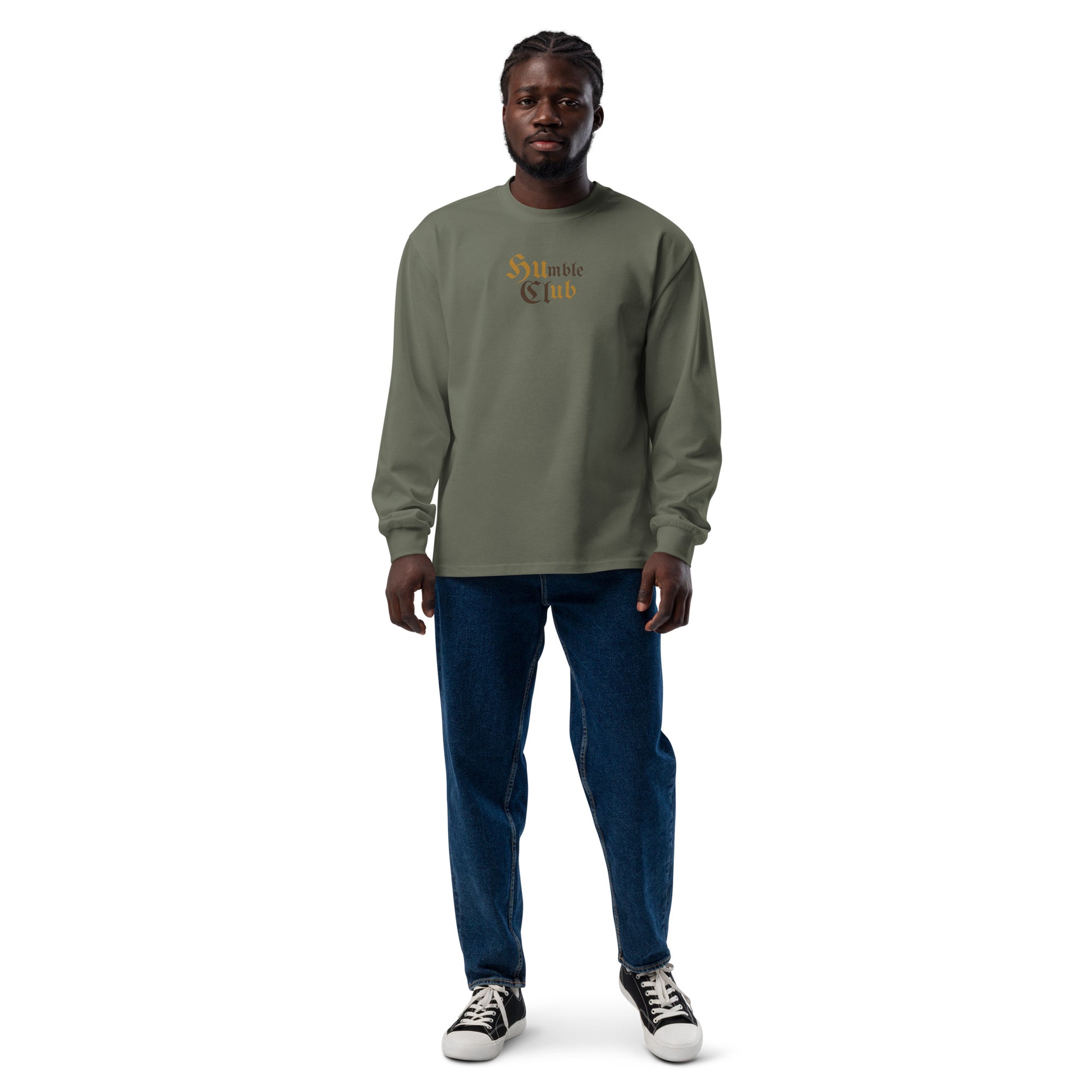 men's cypress heavyweight crewneck sweatshirt front view