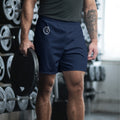 men's breathable athletic shorts navy