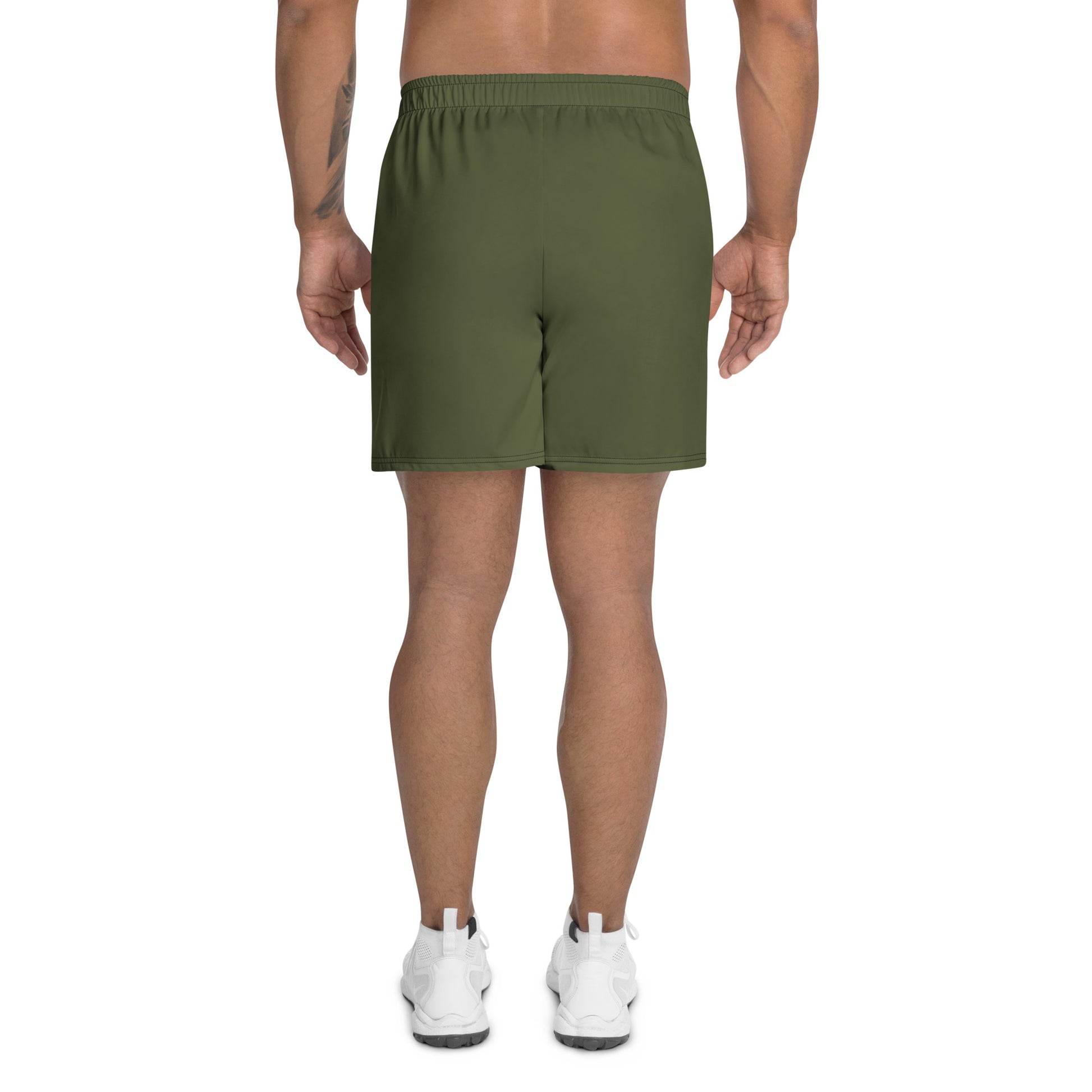 men's breathable olive athletic shorts 