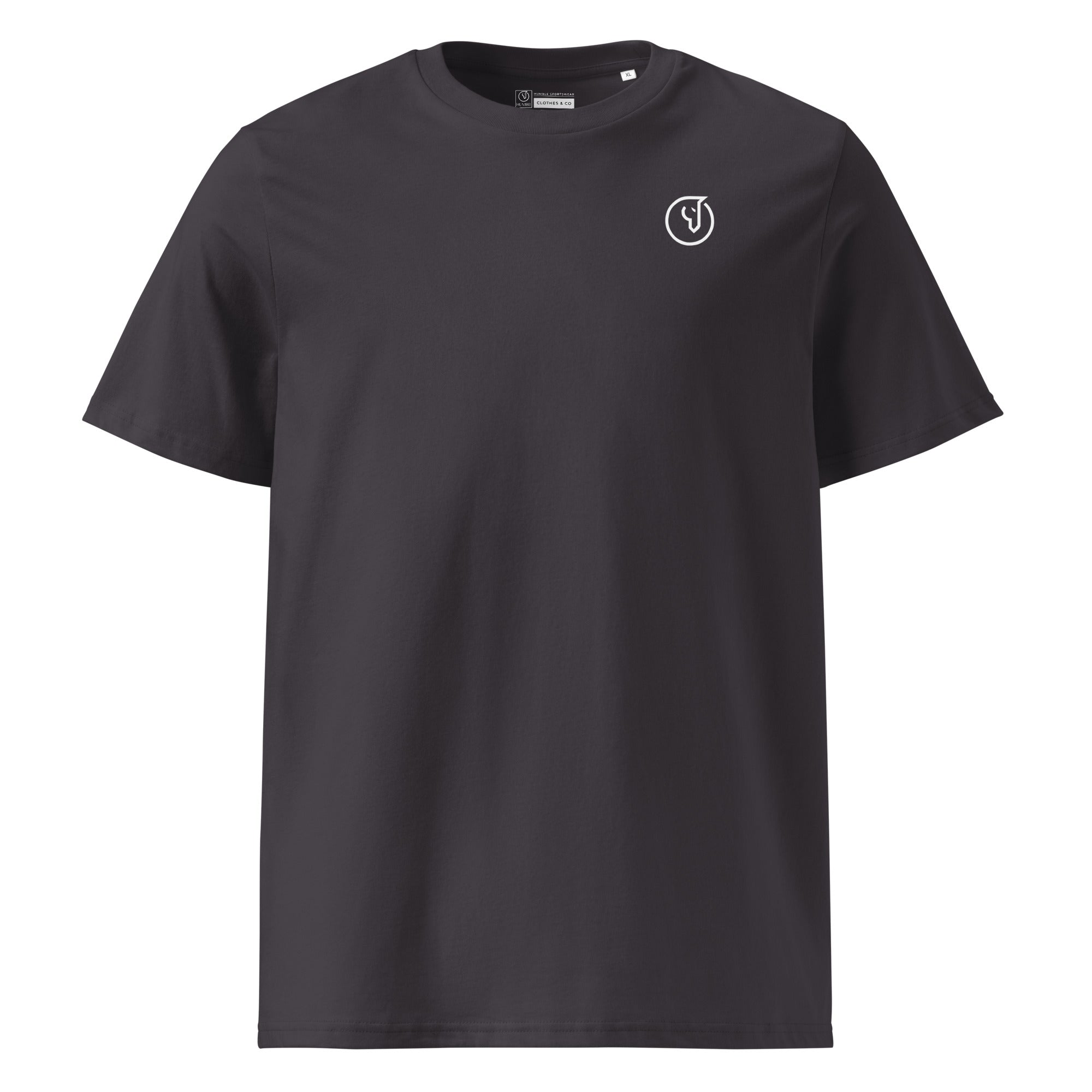 Men's Casual Organic Ribbed Neck T-Shirt - Mirfia