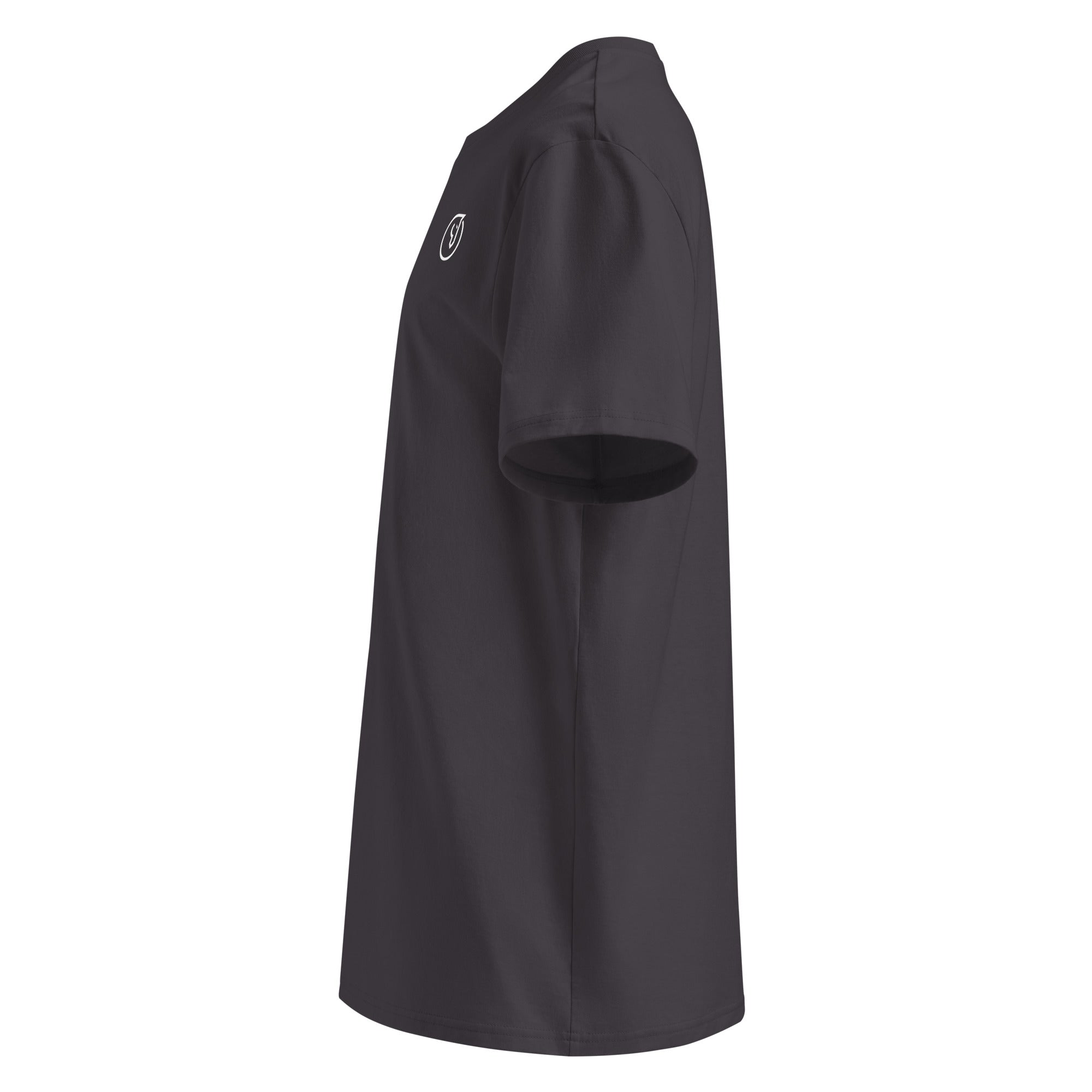 Men's Casual Organic Ribbed Neck T-Shirt - Mirfia