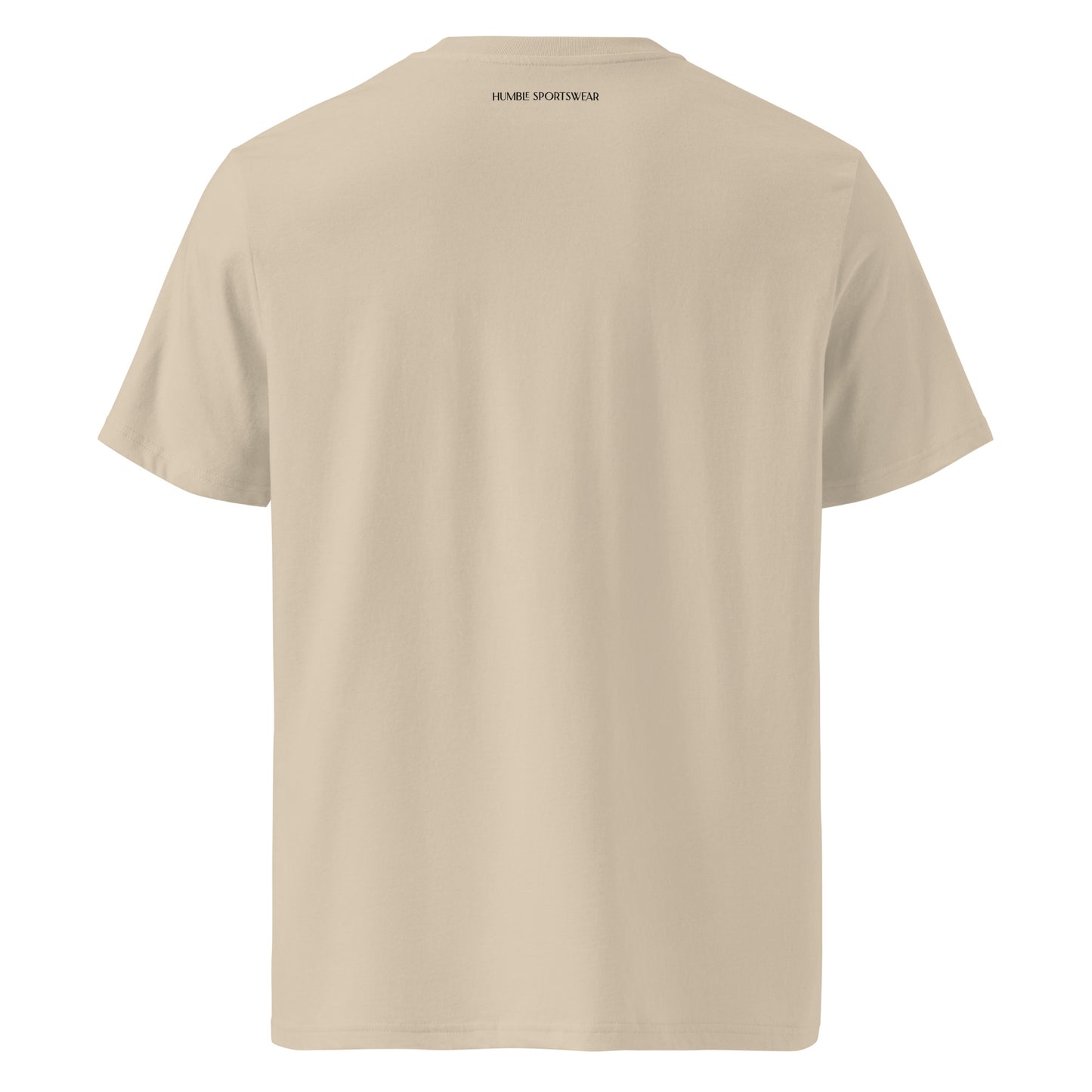 eco-friendly men's desert dust color t-shirt 