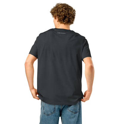 Men's Casual Organic Ribbed Neck T-Shirt - Mirfia
