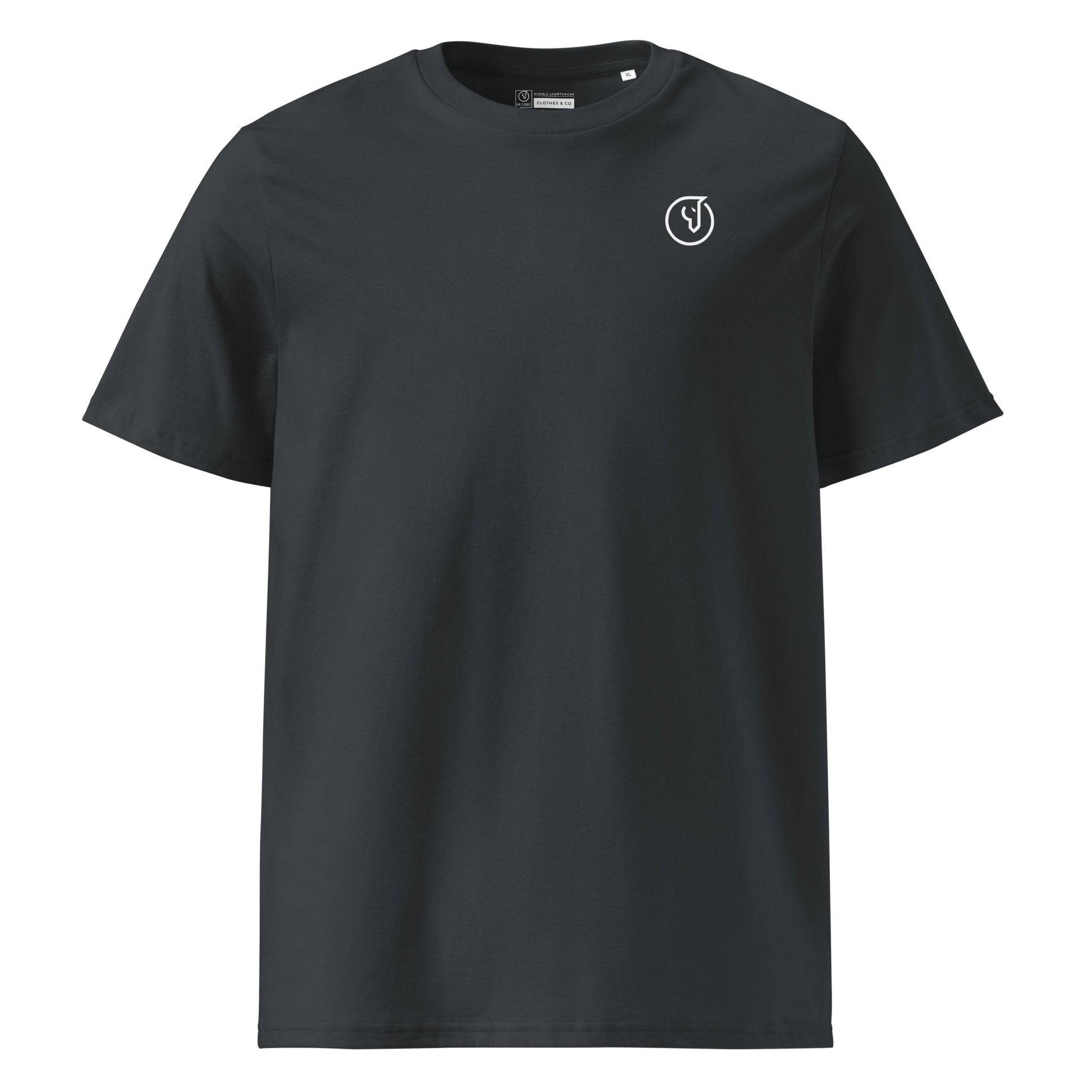 Men's Casual Organic Ribbed Neck T-Shirt - Mirfia