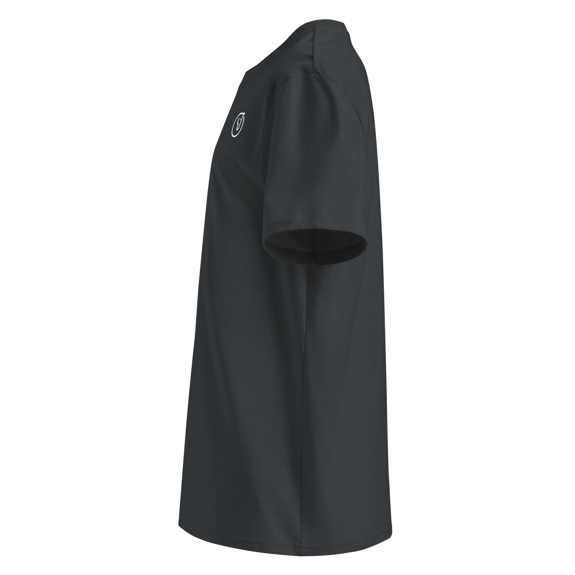 Men's Casual Organic Ribbed Neck T-Shirt - Mirfia