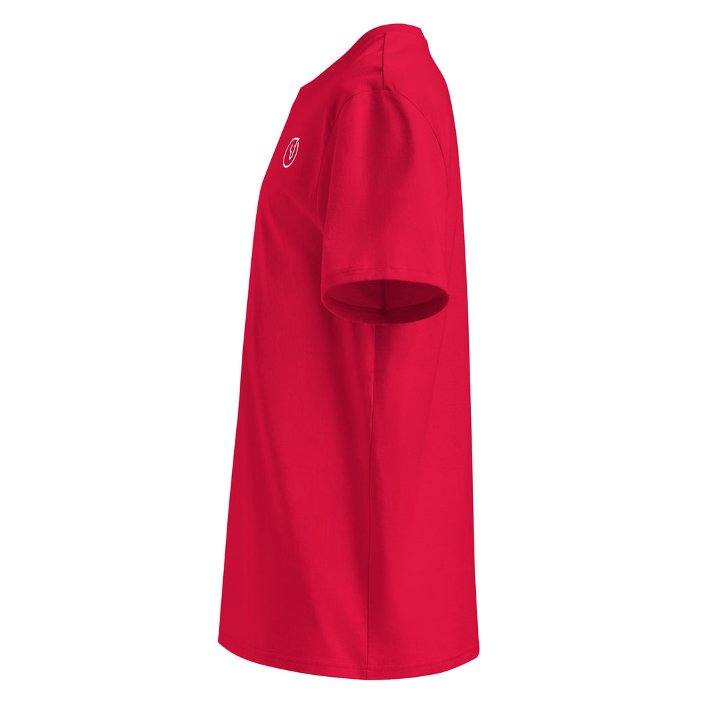 Men's Casual Organic Ribbed Neck T-Shirt - Mirfia