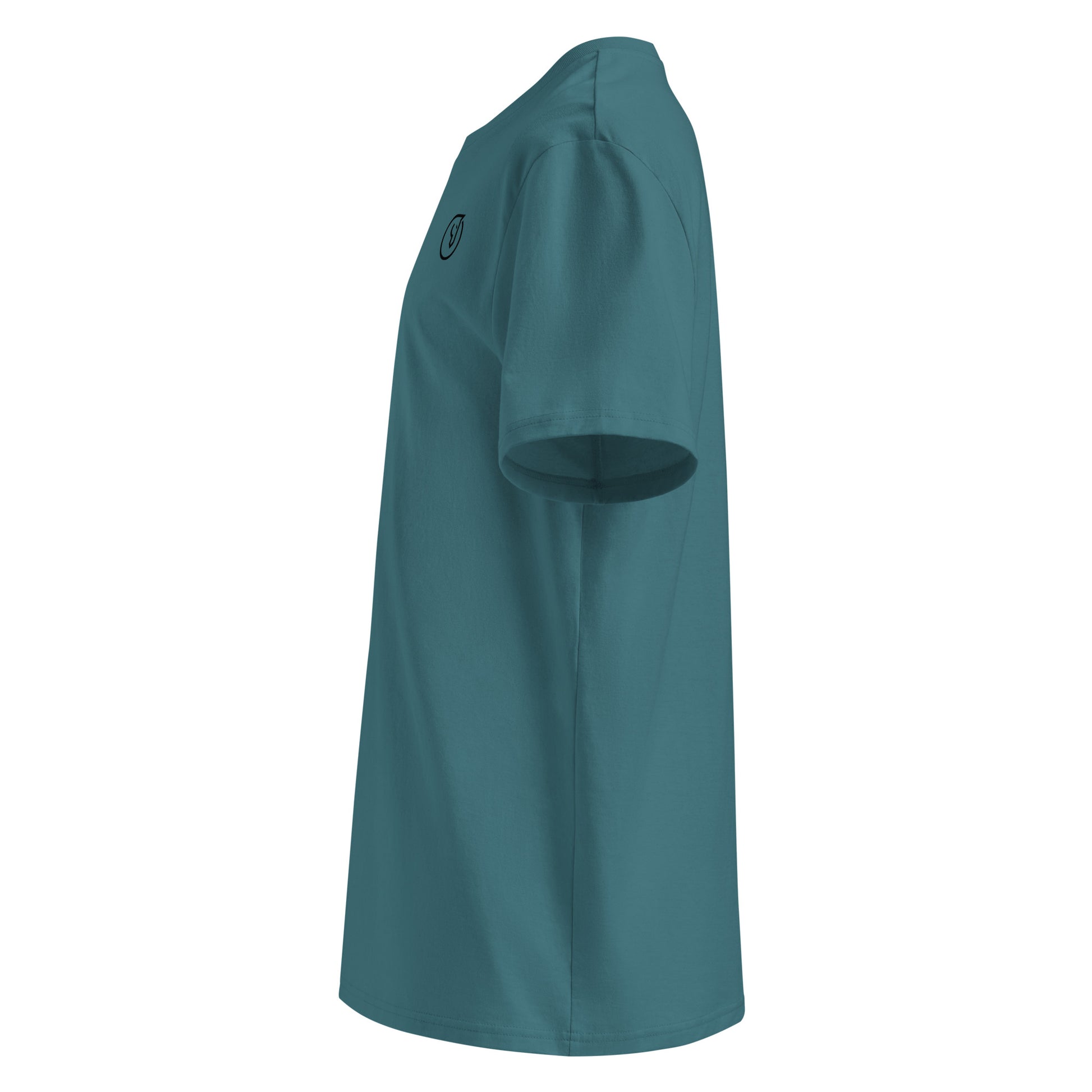 Men's Breathable Organic Ribbed Neck T-Shirt - Mirfia