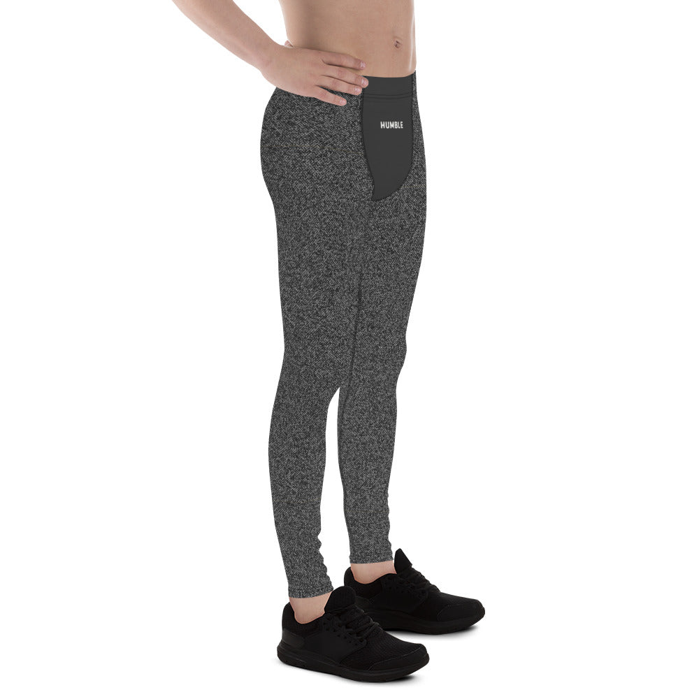 men's performance leggings grey