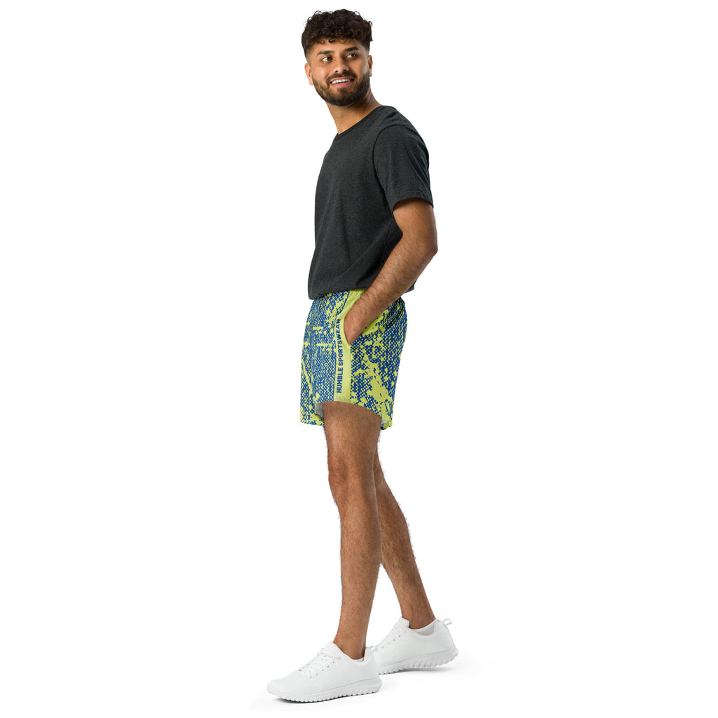 breathable moisture-wicking gym shorts in green