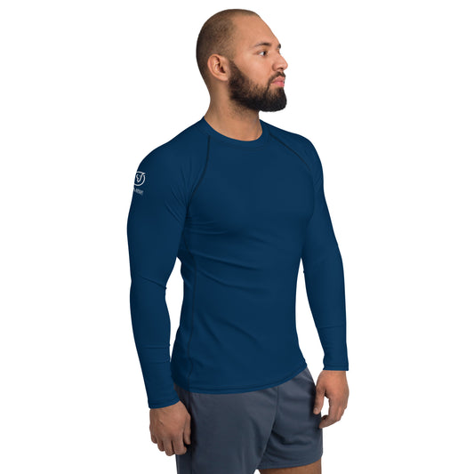 men's rash guard navy blue