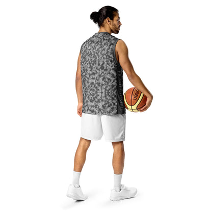 men's basketball jersey grey