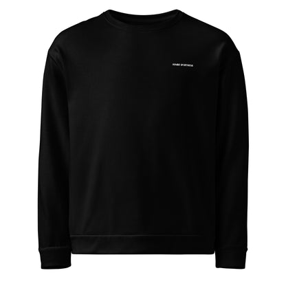 men's recycled sweatshirt black