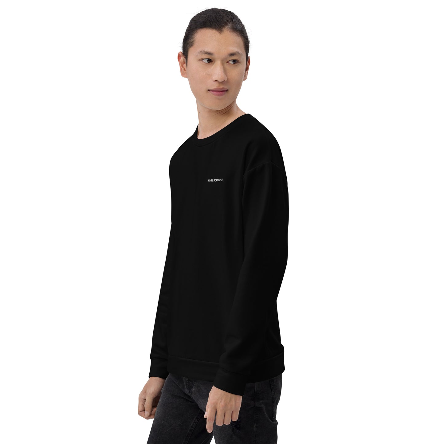 men's recycled sweatshirt black